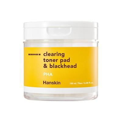 Hanskin Clearing Toner Pad & Blackhead PHA 70 штук 180 мл
