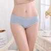 5 Teile/satz 1 Schwarz + 1 Weiß + 1 Lila + 1 Grau + 1 Blau Frauen Baumwolle Höschen Unterwäsche
