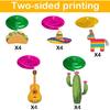 20Pcs Mexican Fiesta Hanging Swirl Decorations, Cinco De Mayo Party Supplies, Taco Twosday Birthday Theme, Taco Party Mexican Fiesta Ceiling Hanging