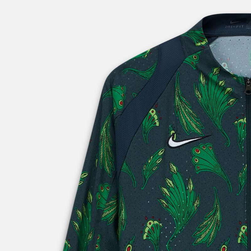 Nike Nigeria National Team Football Jacket Women Jackets Seaweed-Green CU1411-364