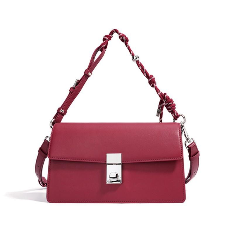 Hochwertige Vielseitige Nischen-Design Feiertagsserie Damen Tasche Leder Handtasche Schulter Crossbody