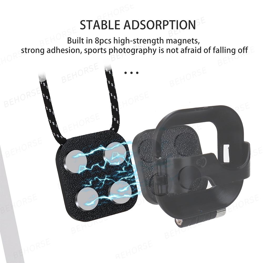 Magnetic Neck Strap Mount For Insta360 GO Ultra Desktop Stand Adjustable Angle Bracket For Insta360 GO Ultra Camera Accessories