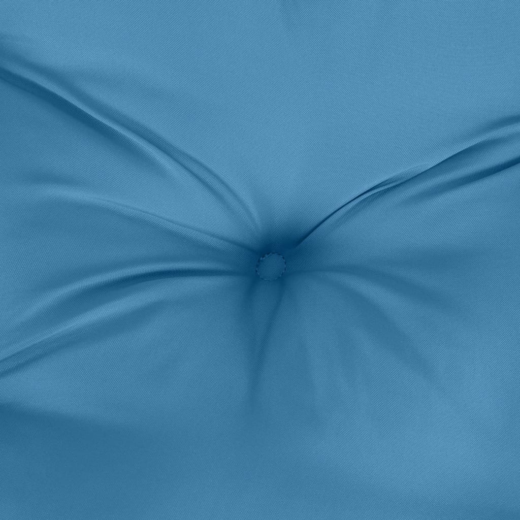 Garden Bench Cushion Melange Blue 120 x 50 x 7 cm Fabric