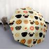 1pc Pug Donuts Open/Close Folding Umbrella - Raining Gear for Travel Umbrella, All- Portable Umbrella for & Men 8-Rib yy251229019