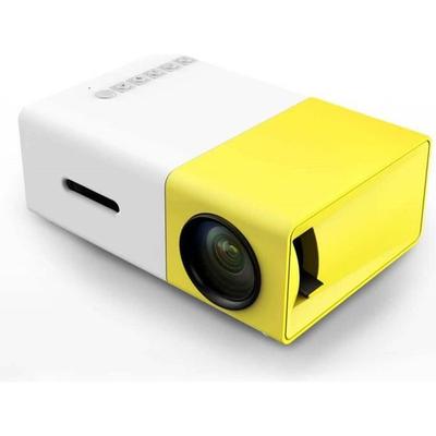 Original YG300 LED Tragbarer Projektor 500LM 3,5mm Audio 320x240 Pixel HDMI USB Mini YG-300 Projektor Home Media Player