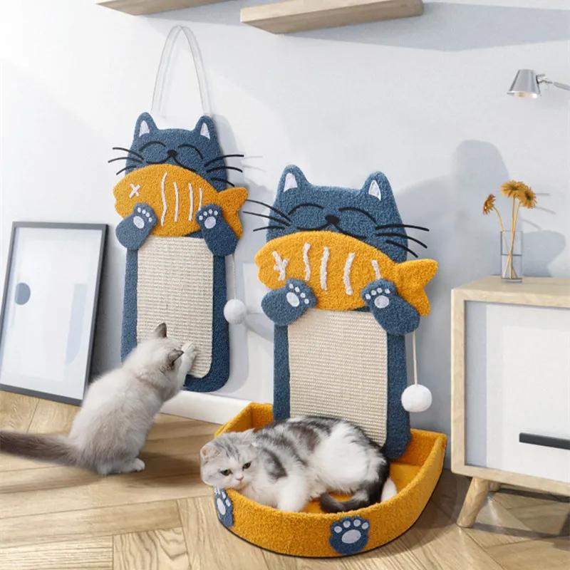 Hanging Cat Scratching Pad Claw Grinder Funny Wear-resistant Playing Training Exercise Toys Pet Supplies Cat Scratcher Scraper