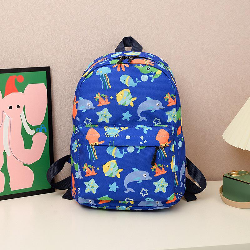 3D Printed Cartoon Kindergarten Backpack for Kids (Ages 3-8)