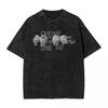 Vintage gewaschenes T-Shirt Kyuss Queens Of The Stone Age Einfache T-Shirts Beliebtes T-Shirt für Männer Sommer Y2k Retro Freizeitkleidung