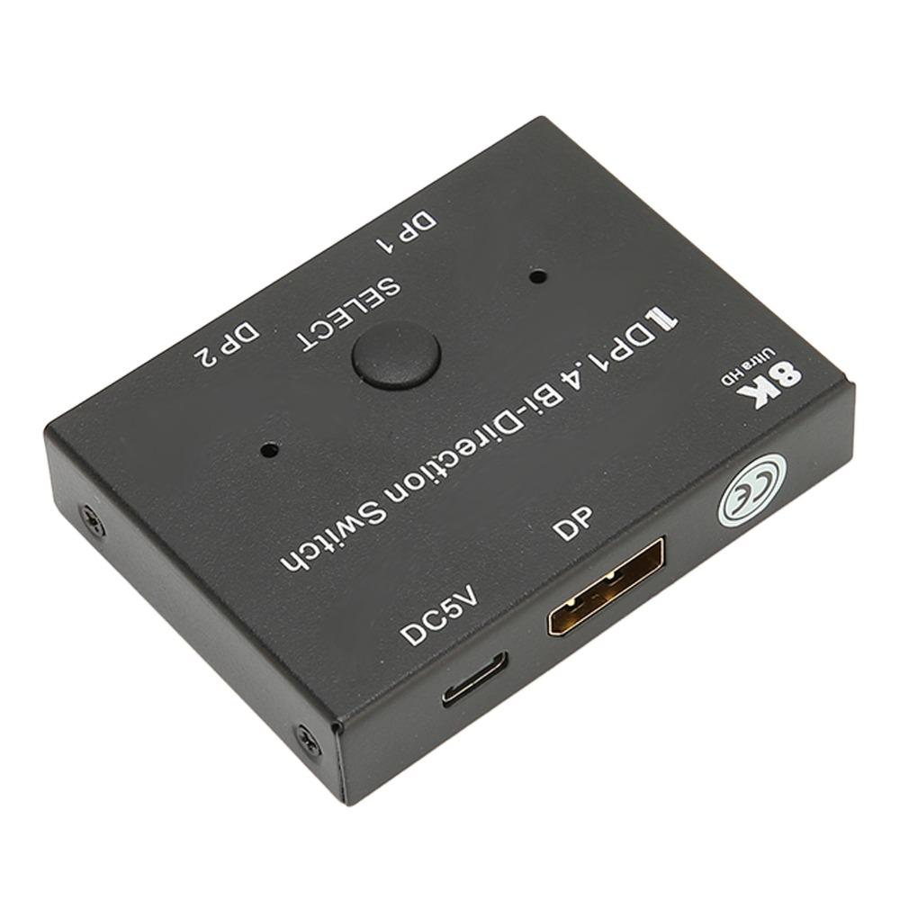 1 in 2 and 2 in 1 Displayport 1.4 Switch 8K 60Hz DisplayPort Splitter Home Theater