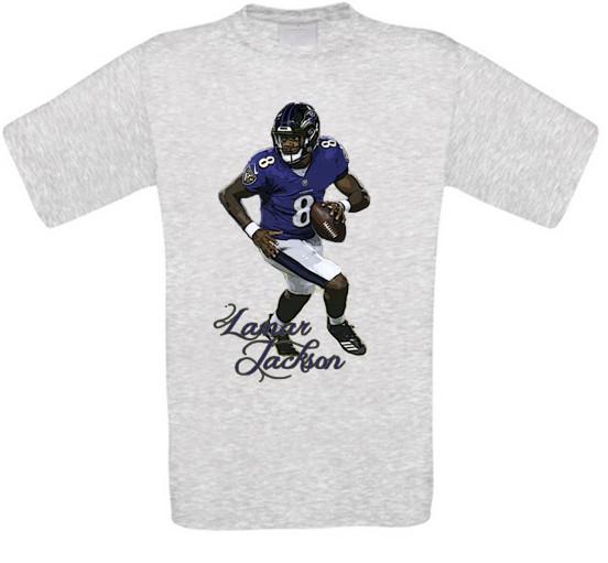 Lamar JACKSON Baltimore American Football T-Shirt S