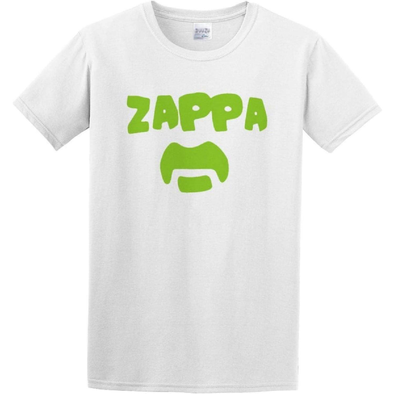 Frank Zappa Eccentric Rock Icon Logo 70S Men s T Shirts White XXXXXL белый