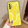 Fruit Lemon Case For Samsung Galaxy A55 A35 A15 A54 A34 A14 A33 A53 A13 A23 A17 A06 A16 A56 A36 A32 A52