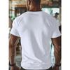European size Letter Print T-Shirt Men's Short Sleeve Casual Top Spring Summer New Game Controller T-Shirt Men's Top Short Sleeve