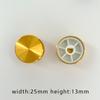2PCS 6MM  Potentiometer Knobs Caps  Aluminum Alloy Knob Cap Volume Adjustment Knob Flower Shaft Hole Black Silver Gold