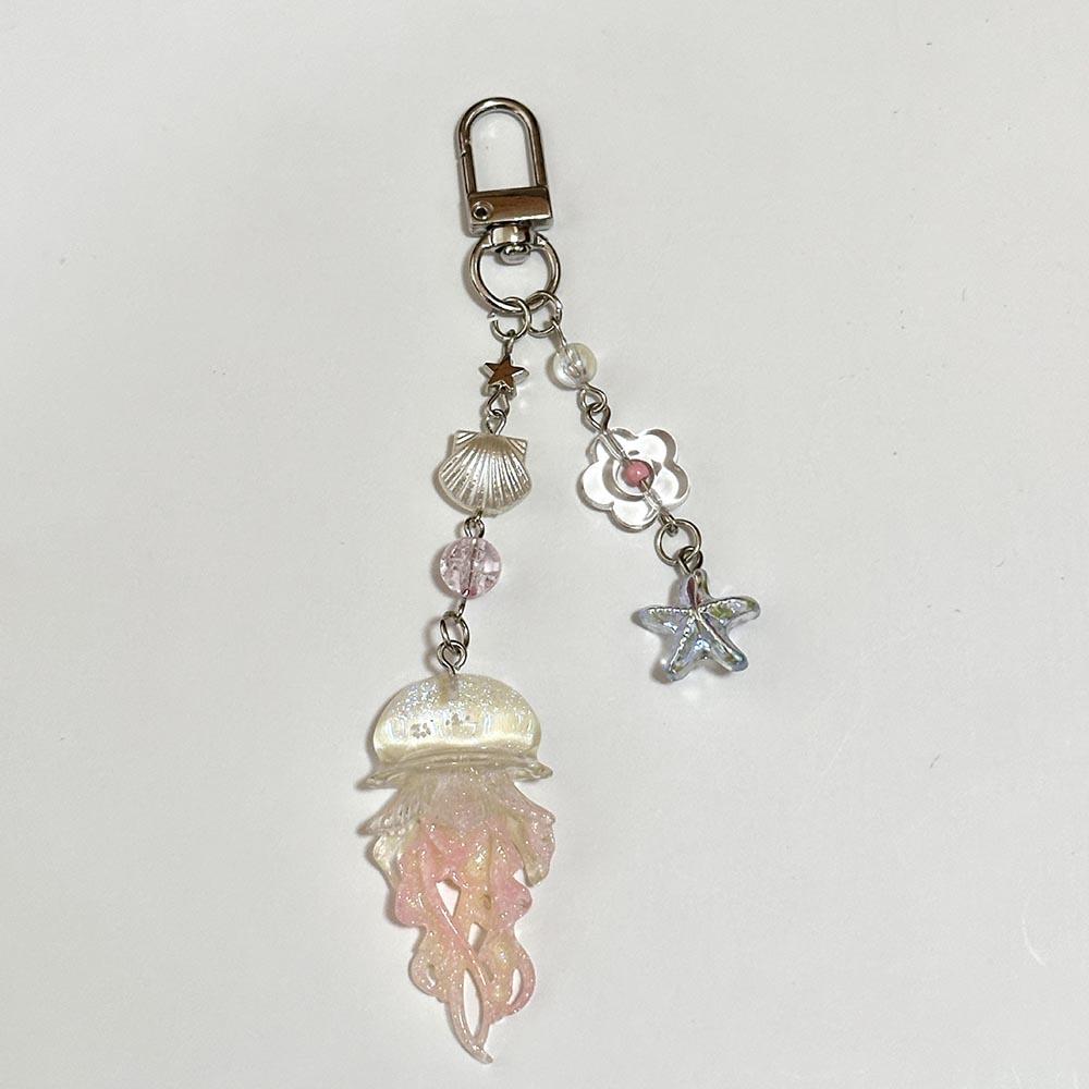 Charm Pink Butterfly Love Heart Mobile Phone Chain For Iphone Girl Women Jewelry Strap Beaded Lanyard Hanging Cord Bracelet