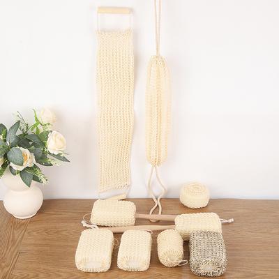 Portable Double Sided Bathing Towels Exfoliating Back Scrubber Bath Washing Towels Safe Material Bath Brushes Sponges Scrubbers