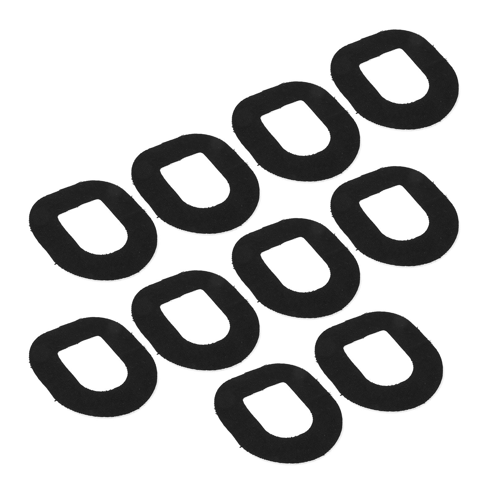 

10 Pcs Adhesive Patches Black Adhesive Fixed Sensor Anti Dropping Patch Bandage Patch