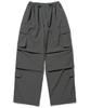 NOT4NERD W Parachute Nylon Cargo Pants - Charcoal