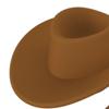 4 Pieces Straw Covers Cap Cowboy Hat Shaped Silicone Dust Plug for Camping