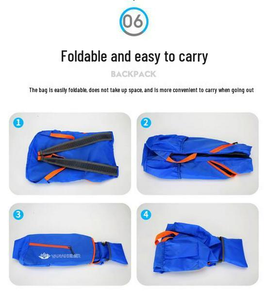 2025 Floral Pattern Lightweight Outdoor Folding Backpack for Travel