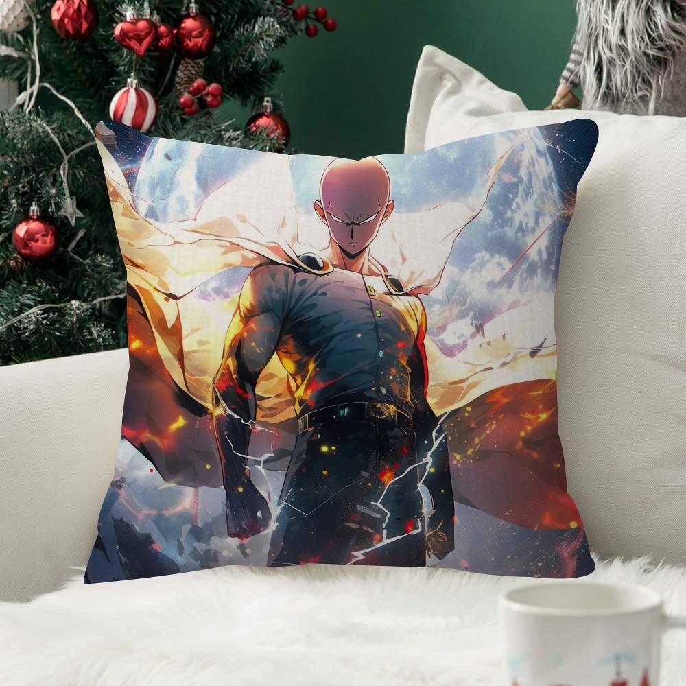 OOne PPunch Man Anime Pillow Cushion Cover Pillowcase Living Room Sofa Home Decorative Pillowcase