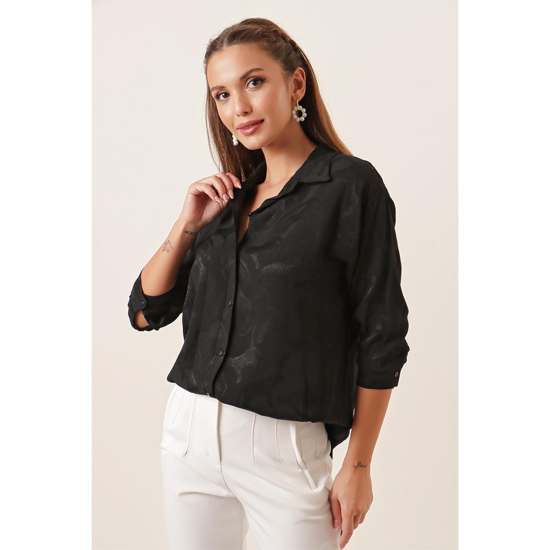 

Рубашка с леопардовой вышивкой