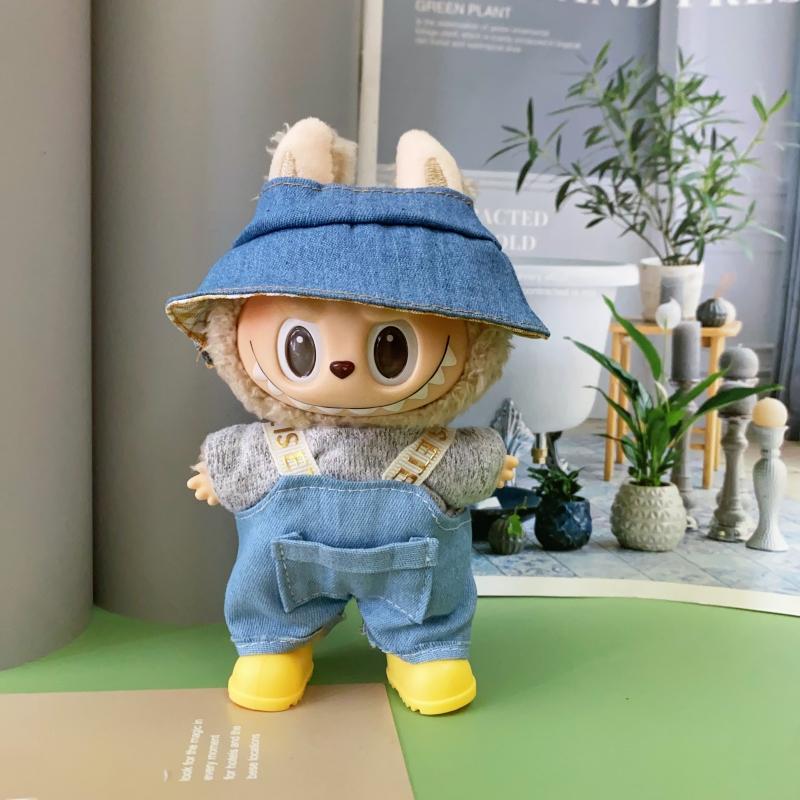 17cm Mini Plush Doll'S Clothes Accessories for 17cm Labubu V1 V2 New Clothes Accessories