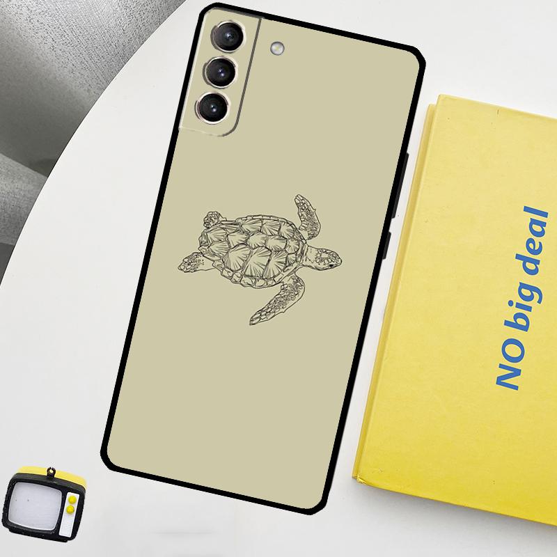Sea Turtle Phone Case For Samsung Galaxy S24 Ultra S20 S21 S22 S23 Plus S9 S10 S24 FE S25 Ultra Cover