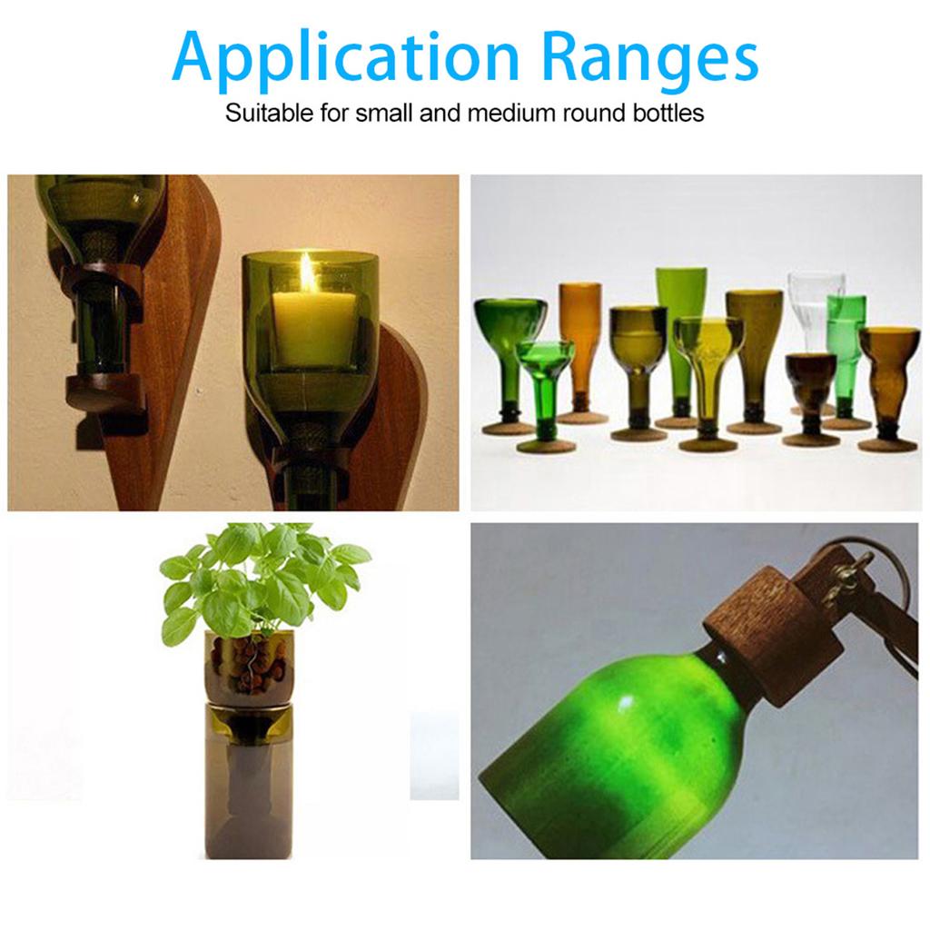 Glasflaschenschneider Professionelle Gläser Schneidwerkzeuge Maschine Bastelklingen DIY Zubehör mit Schraubendreher