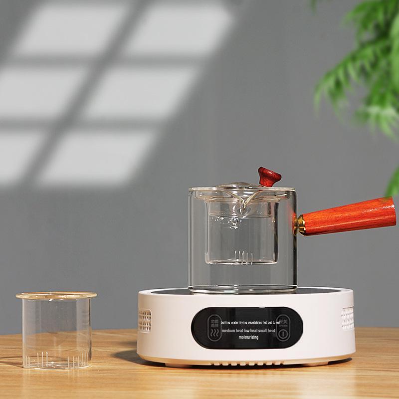 Smart Electric Glass Tea Cooker: Compact Ceramic Stove & Health-Preserving Hot Plate Kettle Gift