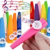 3/7 Piezas de Plástico Kazoo Instrumento de Viento Suministros para Crear Atmósfera de Fiesta de Festival para Amantes de la Música Escenario Actuación Callejera XJM