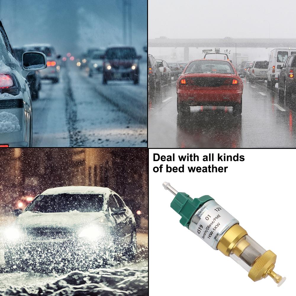 Fuel metering pump Universal 1KW-5KW 12V 22ML Fuel Air Car Pump Ultra Quiet Silent Fuel Pump Accessories Heater Comes with filter element