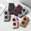 Cool Biker Bear Printed Large Capacity Long Wallet for Daily Use
