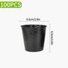 50/100pcs Black Seedling Nursery Pots Planting Pot Black Grow Bag Transplant Breathable Cup Vegetable Container Nursery Cup