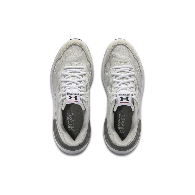 Under Armour Phantom Lu Low Top Running Shoes Unisex White Sneakers 3028615-102