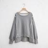 Oversized 100% bavlna Dámské mikiny Patchwork s dlouhým rukávem Streetwear s otevřenou stranou Harajuku Pulovry Podzimní oblečení pro ženy