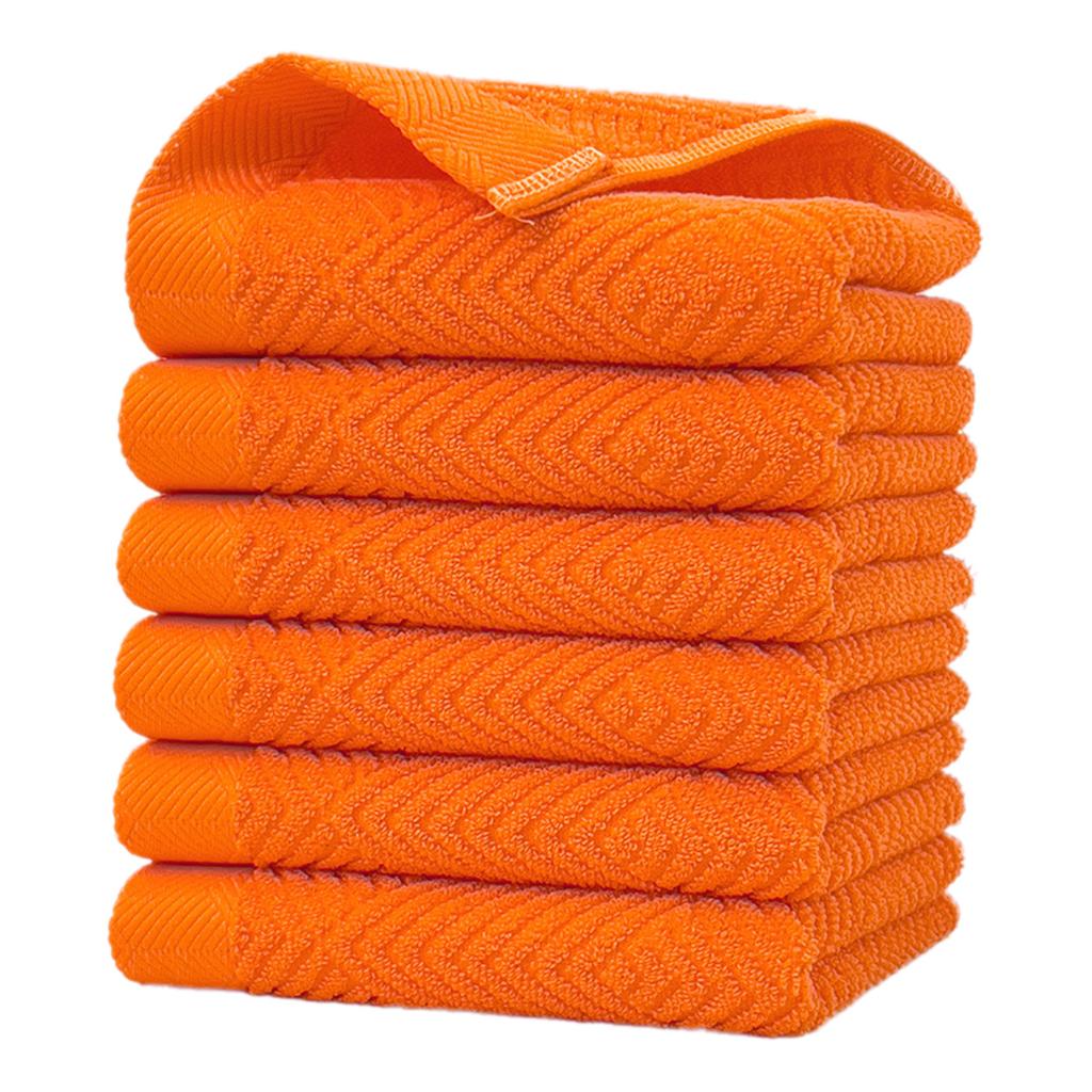 Cotton Towel Six Pcs Cotton Household Color Face Towel FACE TOWEL Warm and Comfortable Home Daily Necessities Elaborately Woven Towels