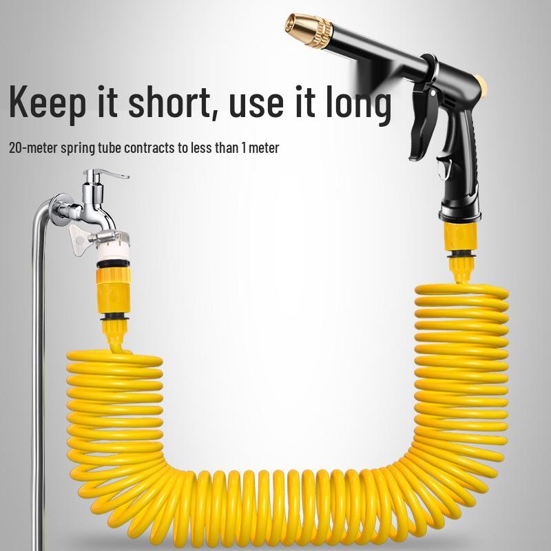 High-Pressure Car Wash Nozzle Spray Gun with Foam Bottle