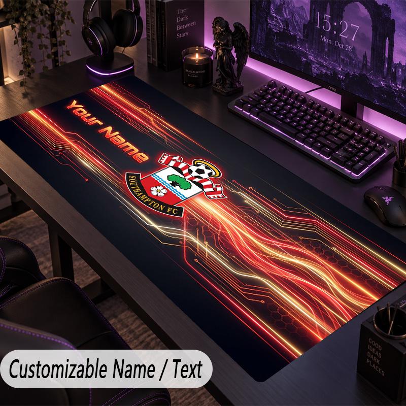 Large Mouse PadSouthampton FC Custom Name Text Personalized Desk Mat Non Slip Gaming Pad