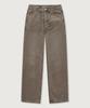 THEKNITCOMPANY (W) Vintage Washed Straight Denim [Brown]