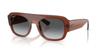 Sunglasses 0RB2218 TRANSPARENT BROWN GREY GRADIENT POLAR 55mm Polarized Ray-Ban (Brown/Grey)