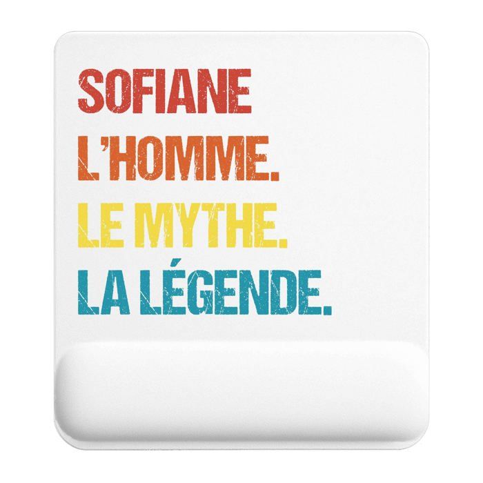 Tapis de souris - PLANETEE - Sofiane Mythe Légende Vintage - 22x18 cm - 3 mm - Polyester/Caoutchouc