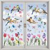 Spring Window Clings Stickers Spring Flower Bird Double Side Window Decals Spring Schools Home Offices Party Supplies