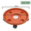 Plant Mover with Wheels Plant Support Roller Universal Flower Base Pot Movable Tray Rack Indoor Outdoor Balcony Stand