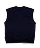 Lengagement Big Heart Loose Fit Fleece-Lined Vest [Navy]