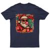 XMAS Santa Coffee Christmas TShirt Unisex Gift Retro Seasonal Funny Claus