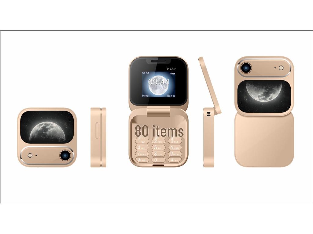 Cross-Border E-commerce: i17Air Flip Phone FliIo14, i17Pro, i16Pro 2G with Multi-Language Support for Southeast Asia
