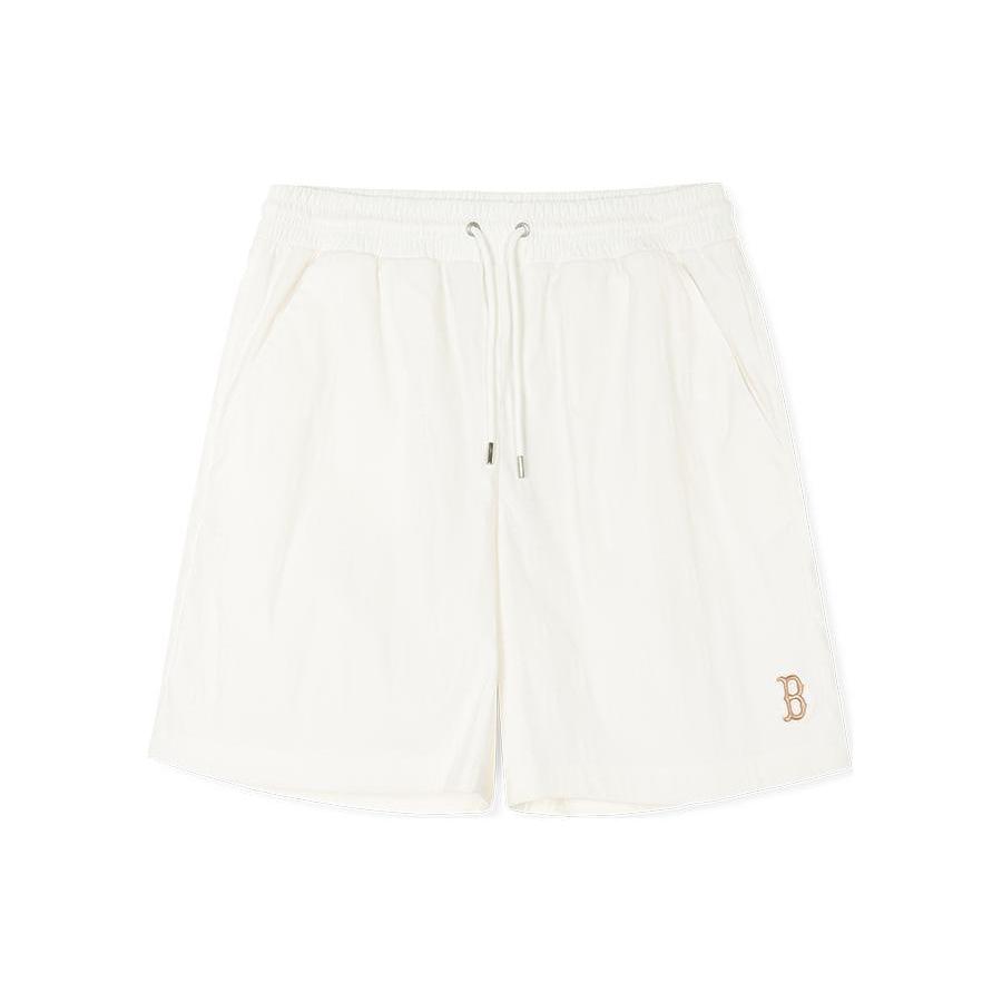 MLB Boston Red Sox Sports Shorts Unisex Cream Moderate 3ASMM9143-43CRS XS