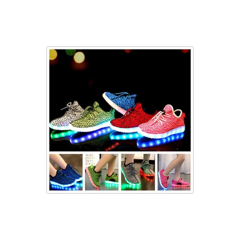 Luminous Sneakers Led Usb Charge Children Low Cut Shoes Fashion Casual Gift