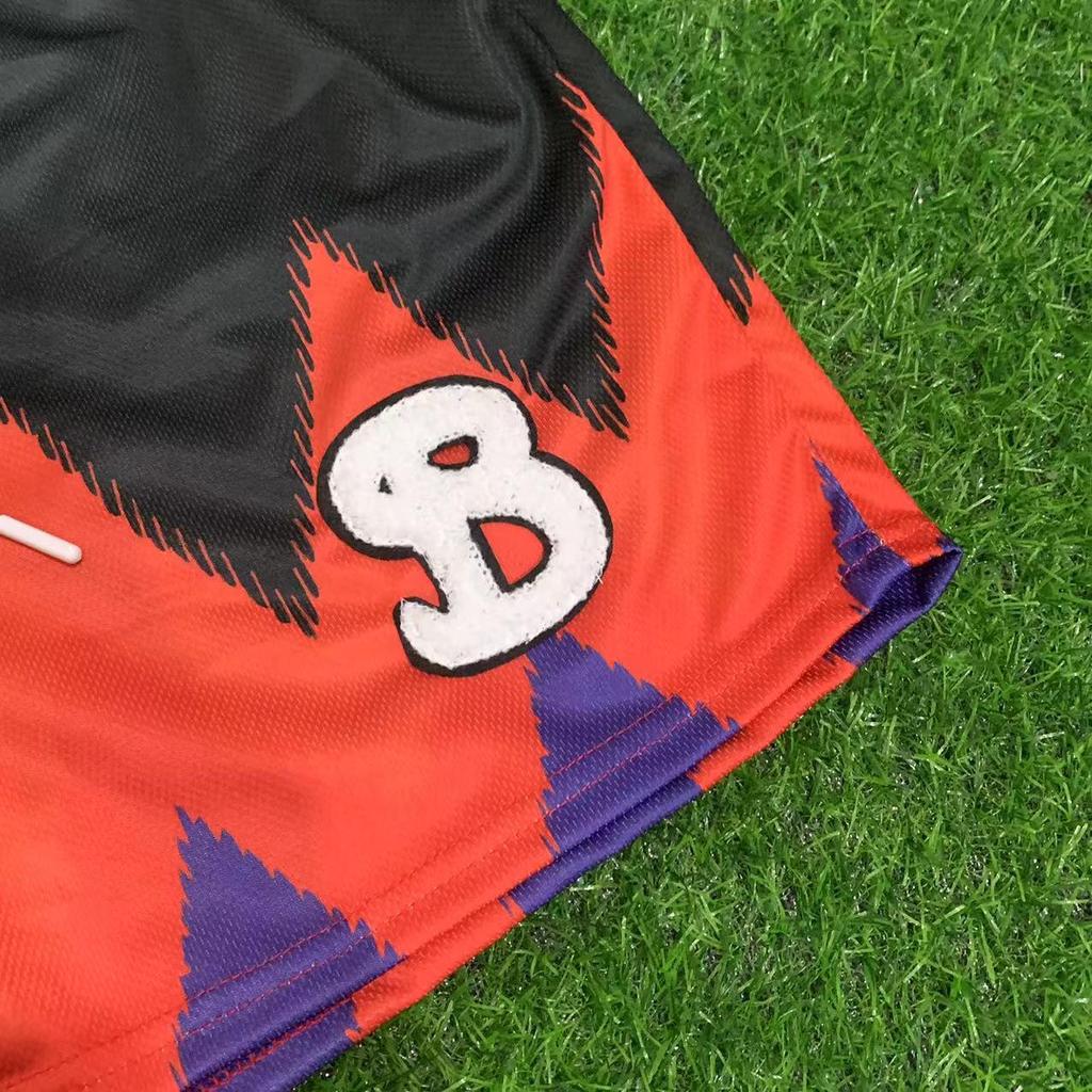 Amerikanska BKTSQD Digitaltryck Snabbtorkande Lös passform Plusstorlek Basketshorts för män